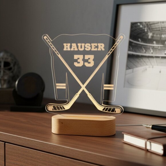 Personalized Hockey T-Shirt – Custom Tee for Hockey Fans - Picture 8 of 8